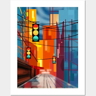 City Life Posters and Art